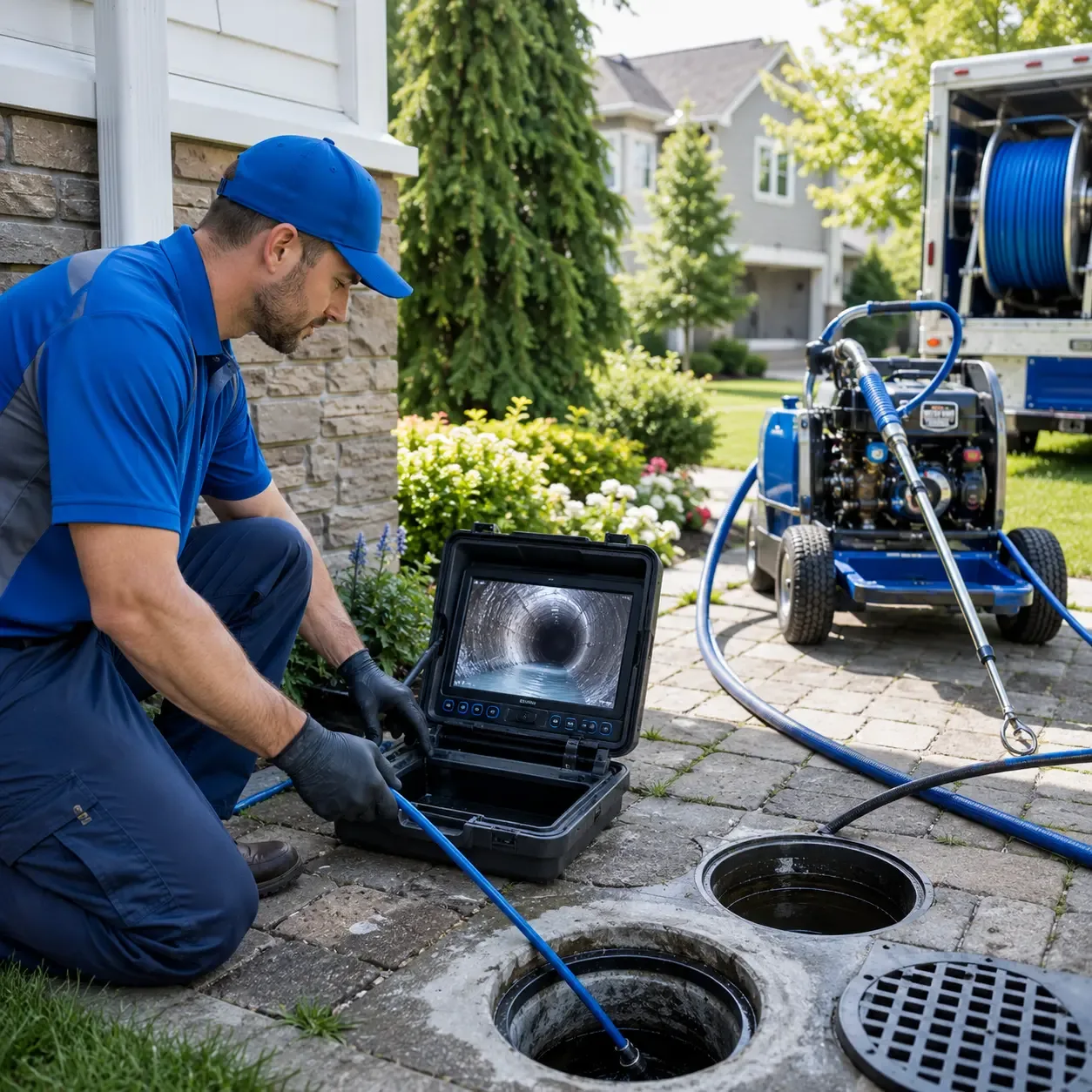 Outdoor drain cleaning professionals serving Winnebago, NE